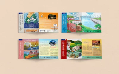 商業發展研究院商圈地圖｜DM設計