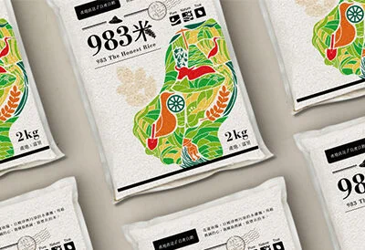 花蓮米農 983米｜包裝設計