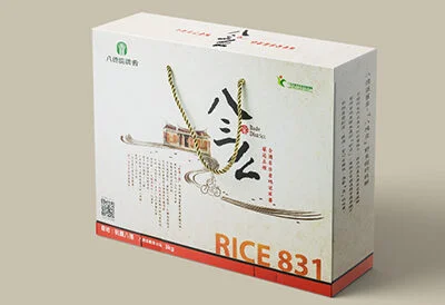 八德區農會 八三么米｜禮盒設計