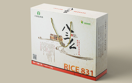 八德區農會 八三么米｜禮盒設計